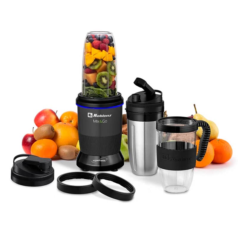 Koblenz - Kitchen Magic Collection Deluxe Mix & Go Blender - Black