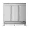 Front. Coolski - Coolski 82" W Commercial Refrigerator 72 Cu.ft 3 Door Reach-in Refrigerator for Kitchen - Silver.