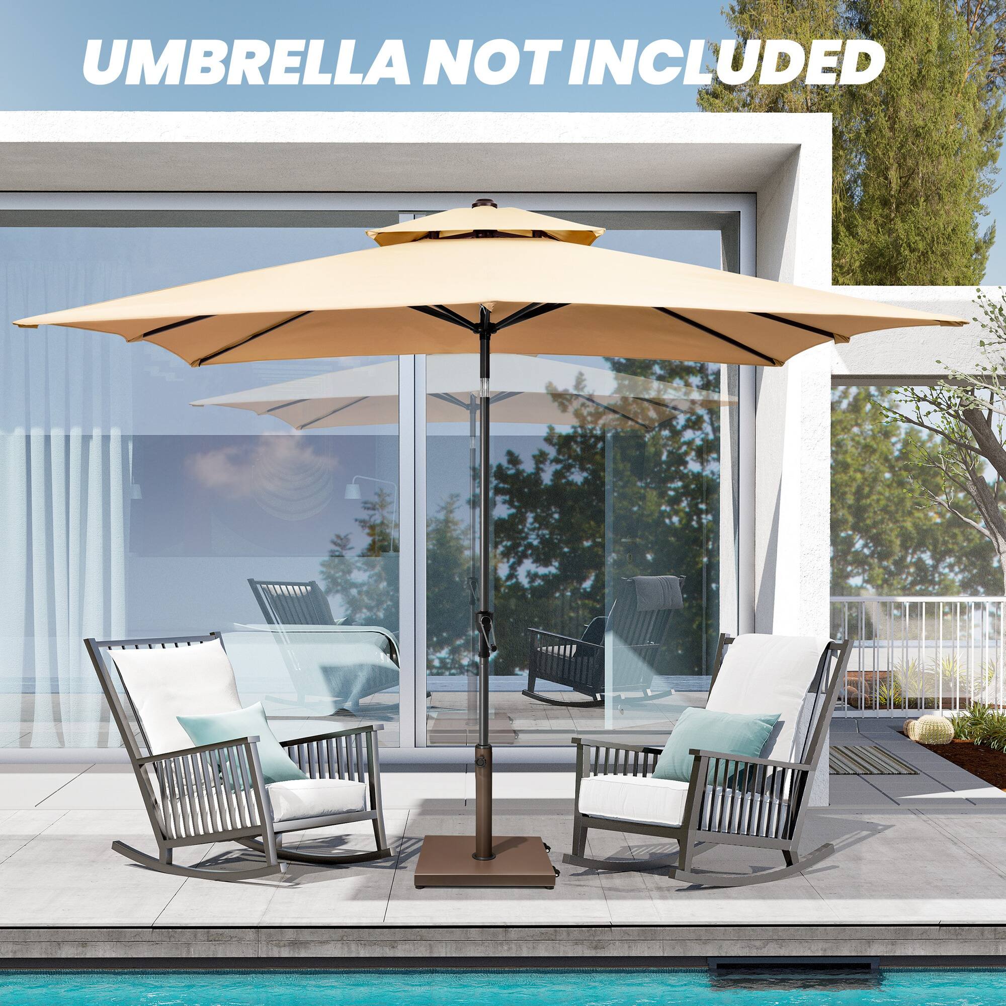 UMBRELLA NOT INCLUDED