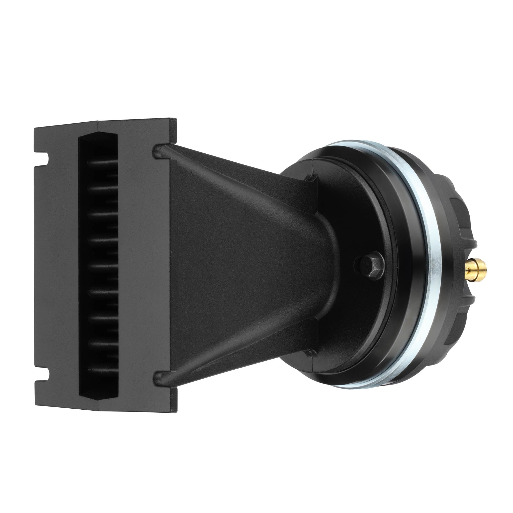Left. DS18 Audio - PRO-DKN 1" Neodymium Compression Driver with Wave Guide Horn, 180W RMS 8-Ohm.