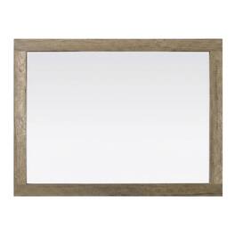 Elegant Kitchen and Bath - Noah Wooden Rectangle Mirror 27 x 36 - Natural Oak