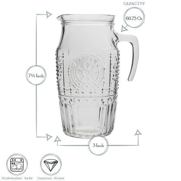 CAPACITY 60.75 Oz  
7 1/2 Inch  
3 Inch  
Dishwasher Safe  
Crystal Glass