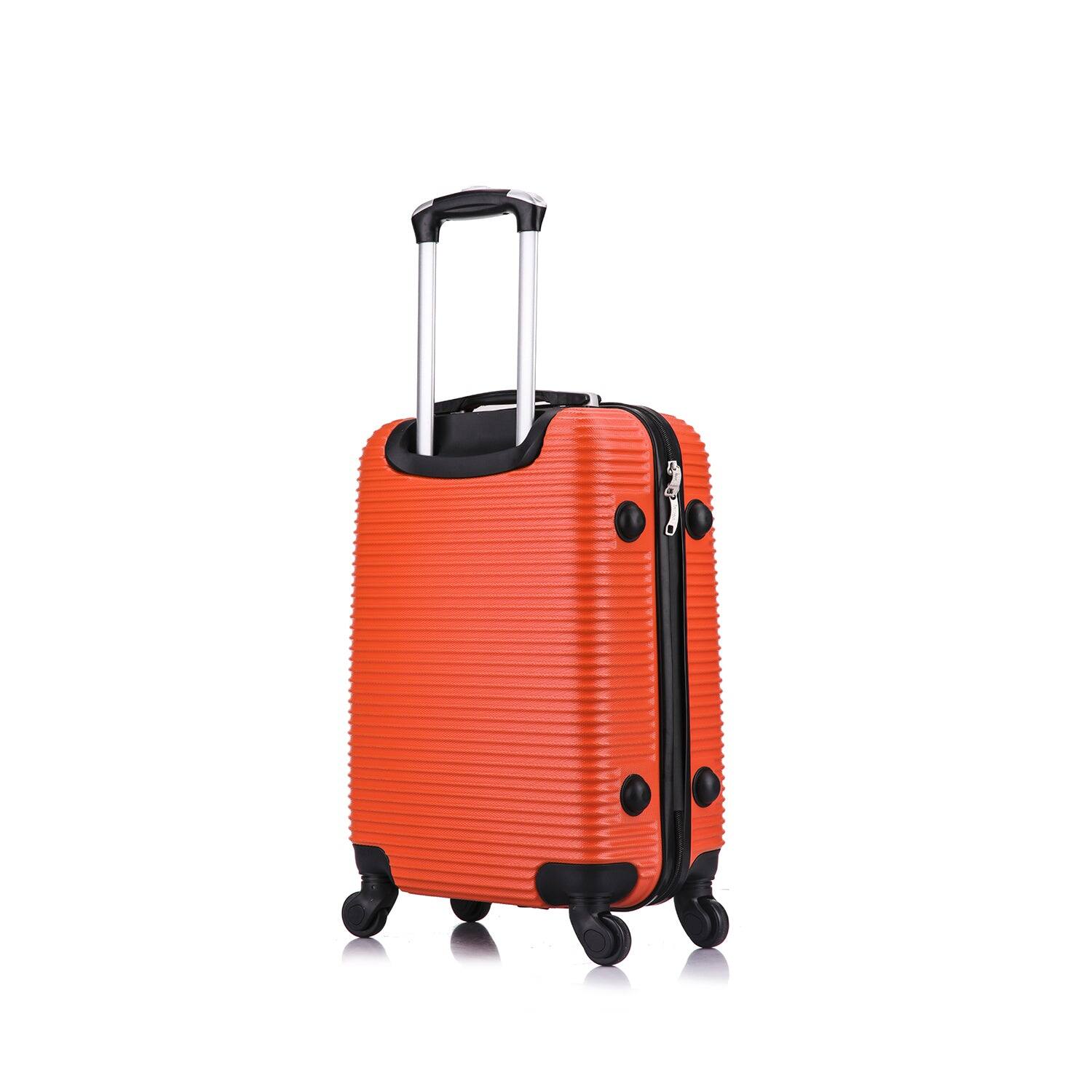 Alt View 1. InUSA - Royal lightweight hardside Spinner Luggage 20" carry-on - ORANGE.