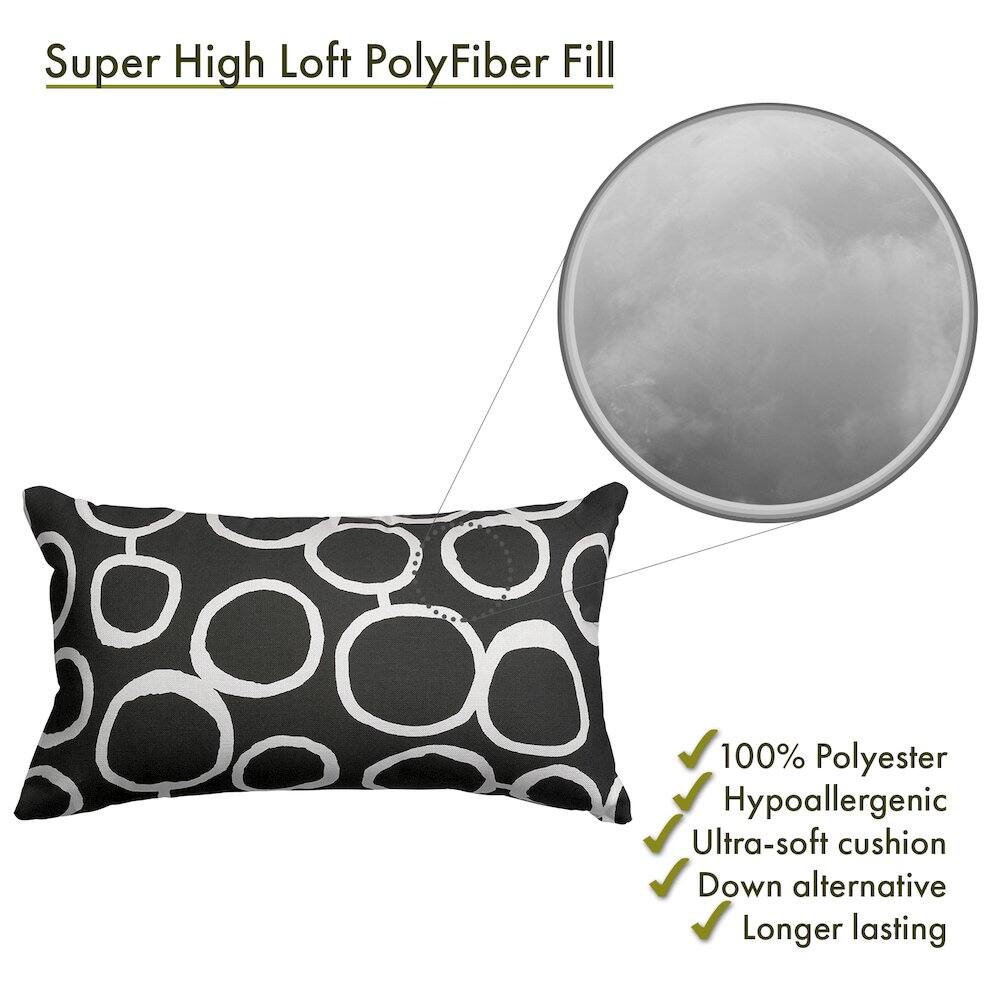 Super High Loft PolyFiber Fill

- 100% Polyester
- Hypoallergenic
- Ultra-soft cushion
- Down alternative
- Longer lasting