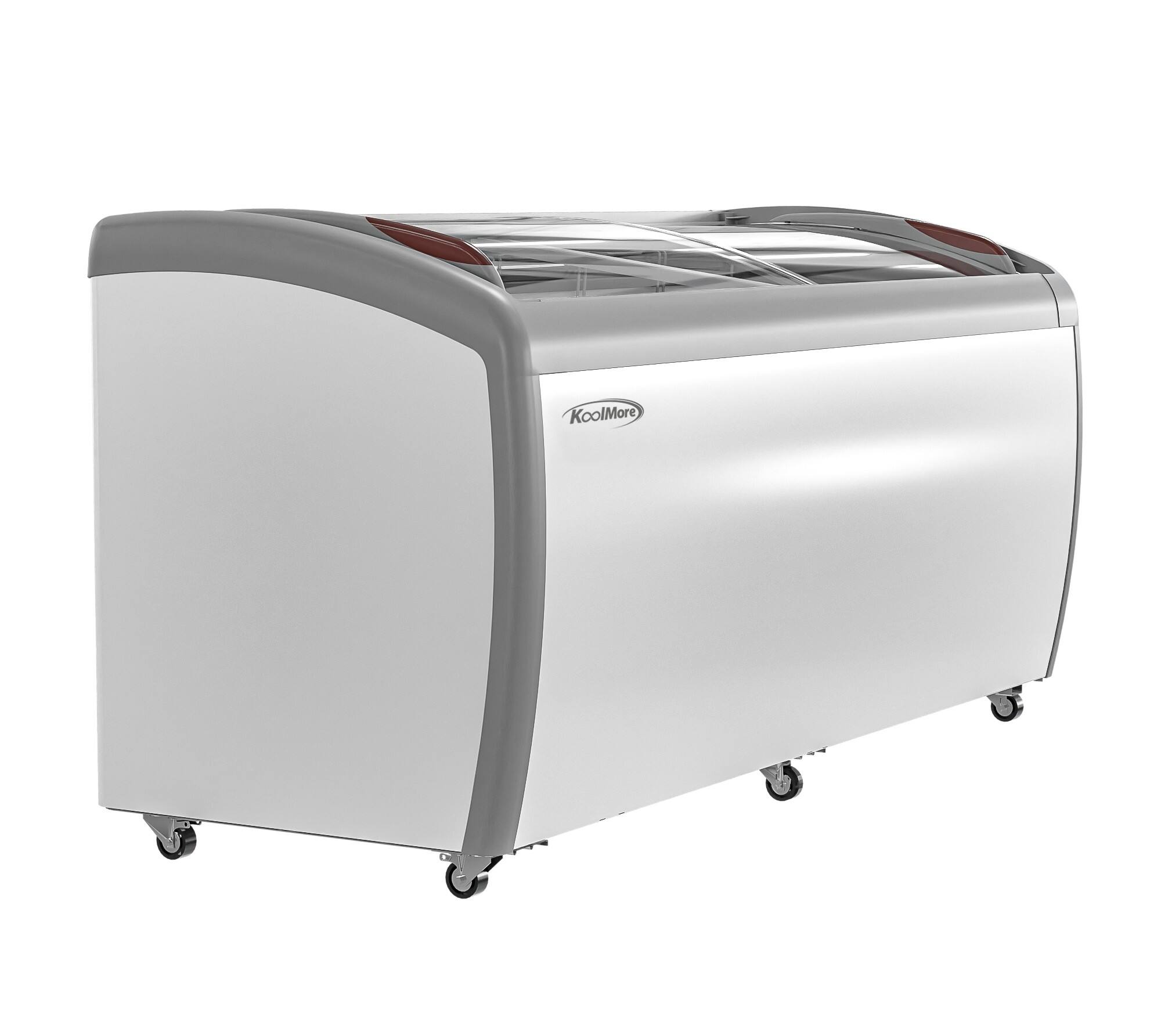 Alt View 4. Koolmore - 71 in. Commercial Ice Cream Display Freezer, 20 cu. ft. MCF-20C - White.