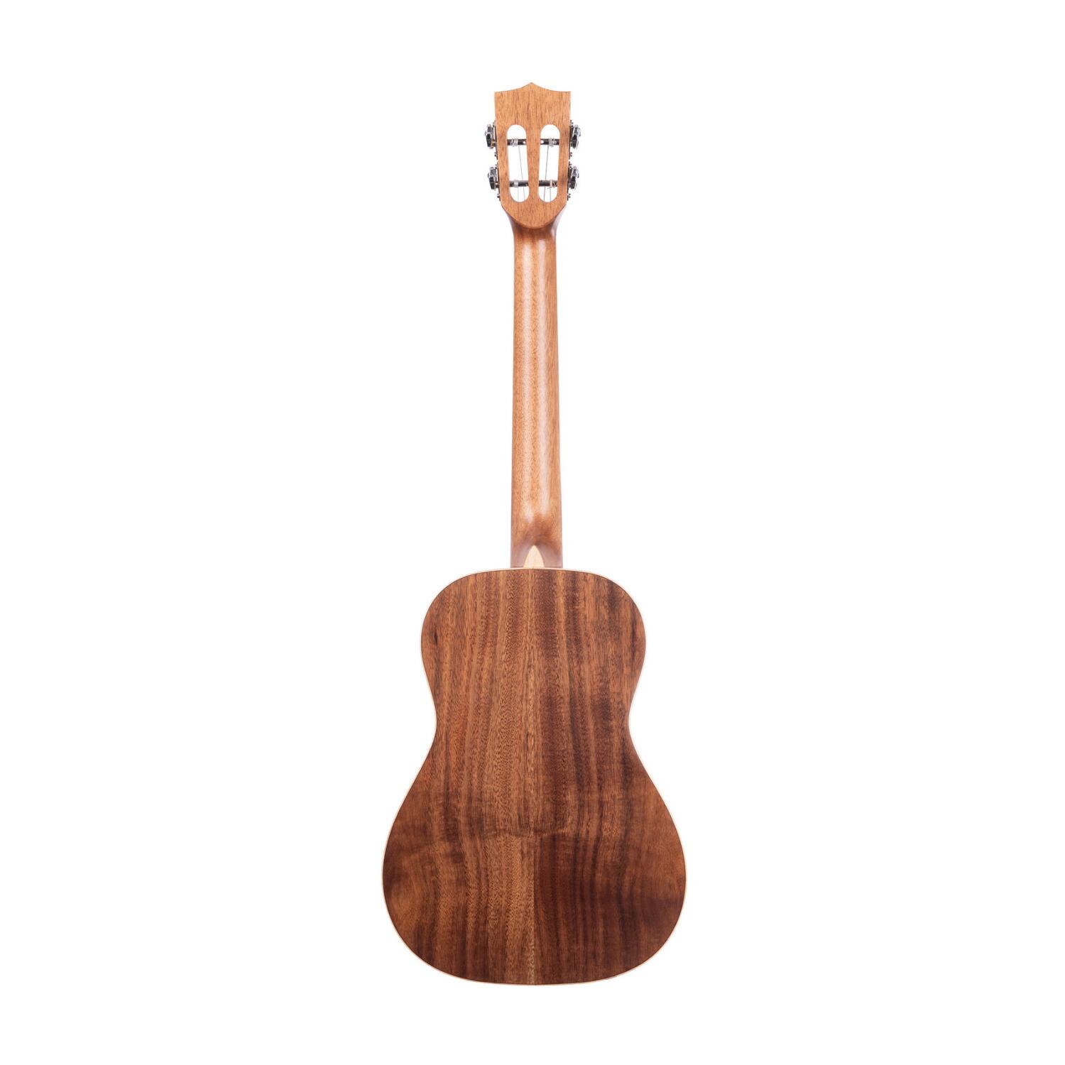 Left. Kala - Kala Brand Music Co. Solid Acacia Series Baritone Ukulele (Satin Natural).