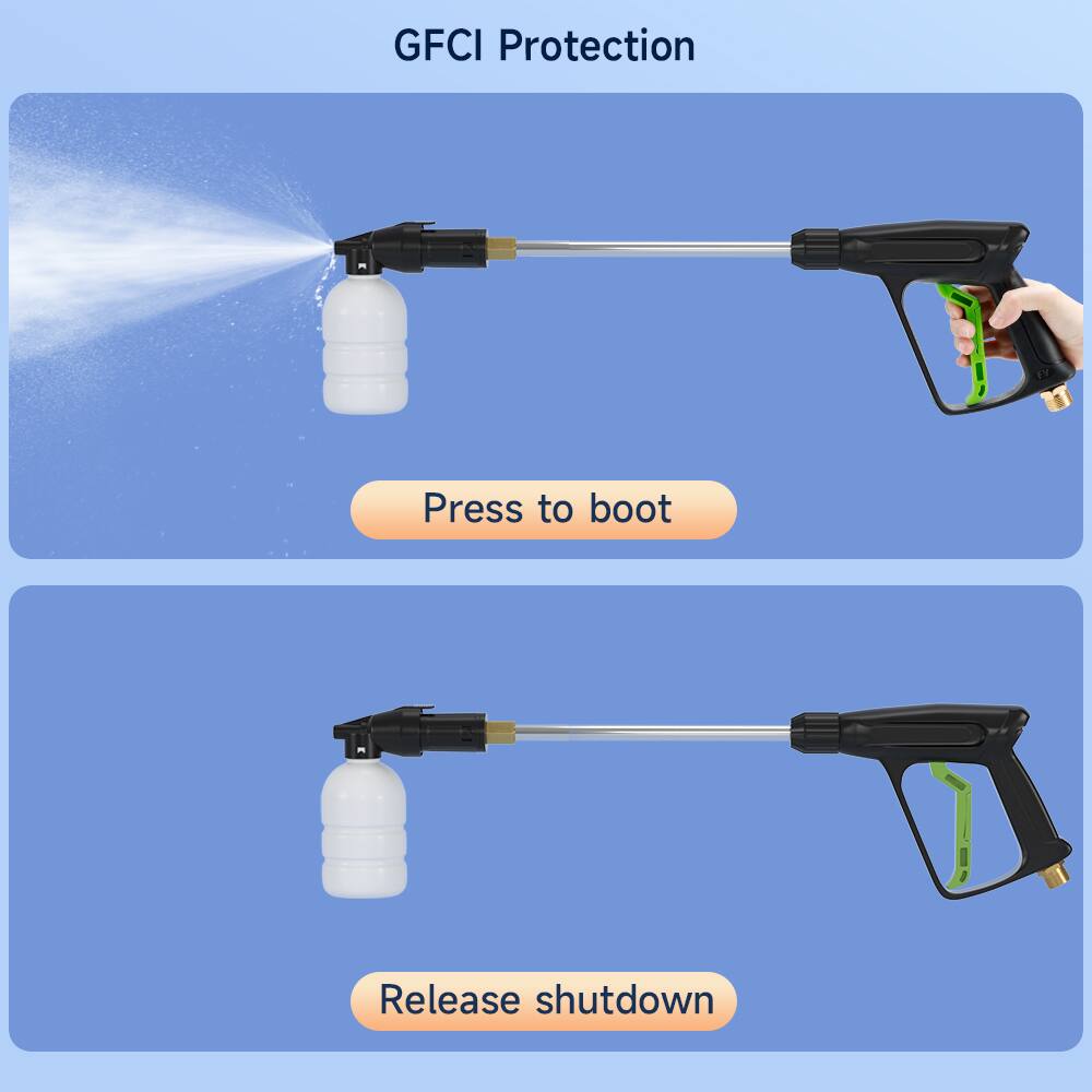 GFCI Protection

Press to boot

Release shutdown