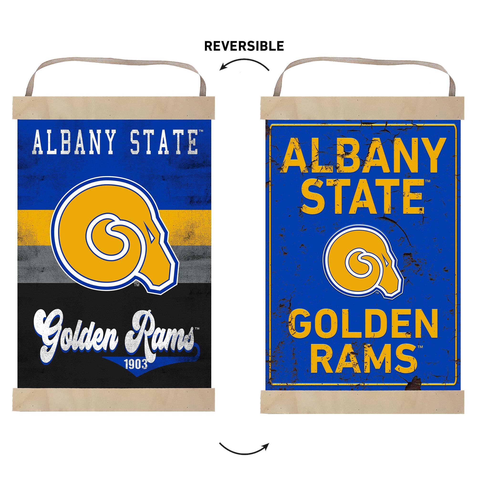 REVERSIBLE

ALBANY STATE

Golden Rams

1903

ALBANY STATE

GOLDEN RAMS