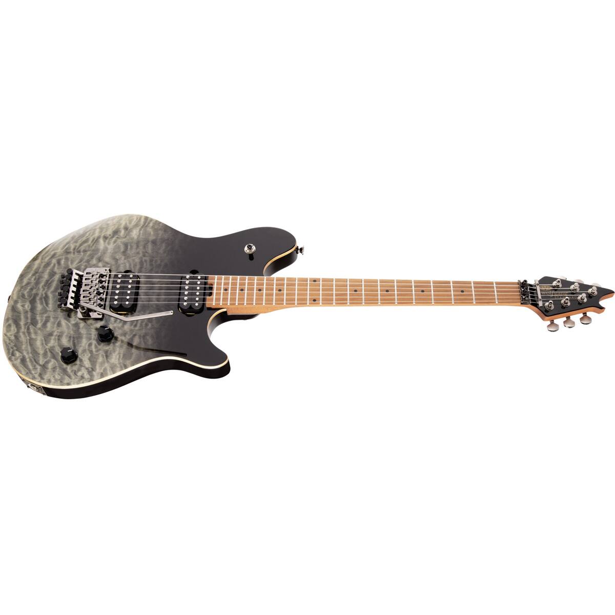 Alt View 3. EVH - EVH Wolfgang Standard Quilt Maple Electric Guitar, Baked Maple Fingerboard, Black Fade.