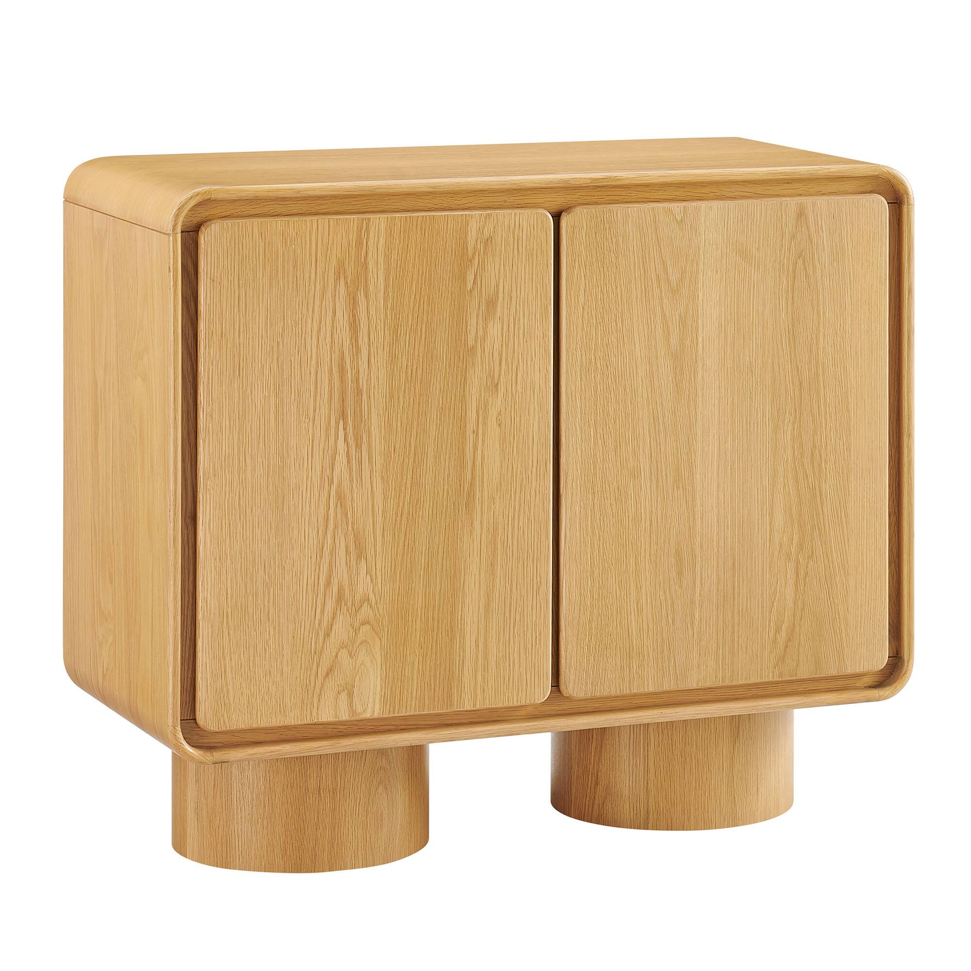 Angle. Modway - Lumo 2-Door Accent Cabinet by Modway - Oak.