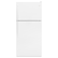Front. Whirlpool - Whirlpool - 18.2 Cu. Ft. Top-Freezer Refrigerator - White - White.