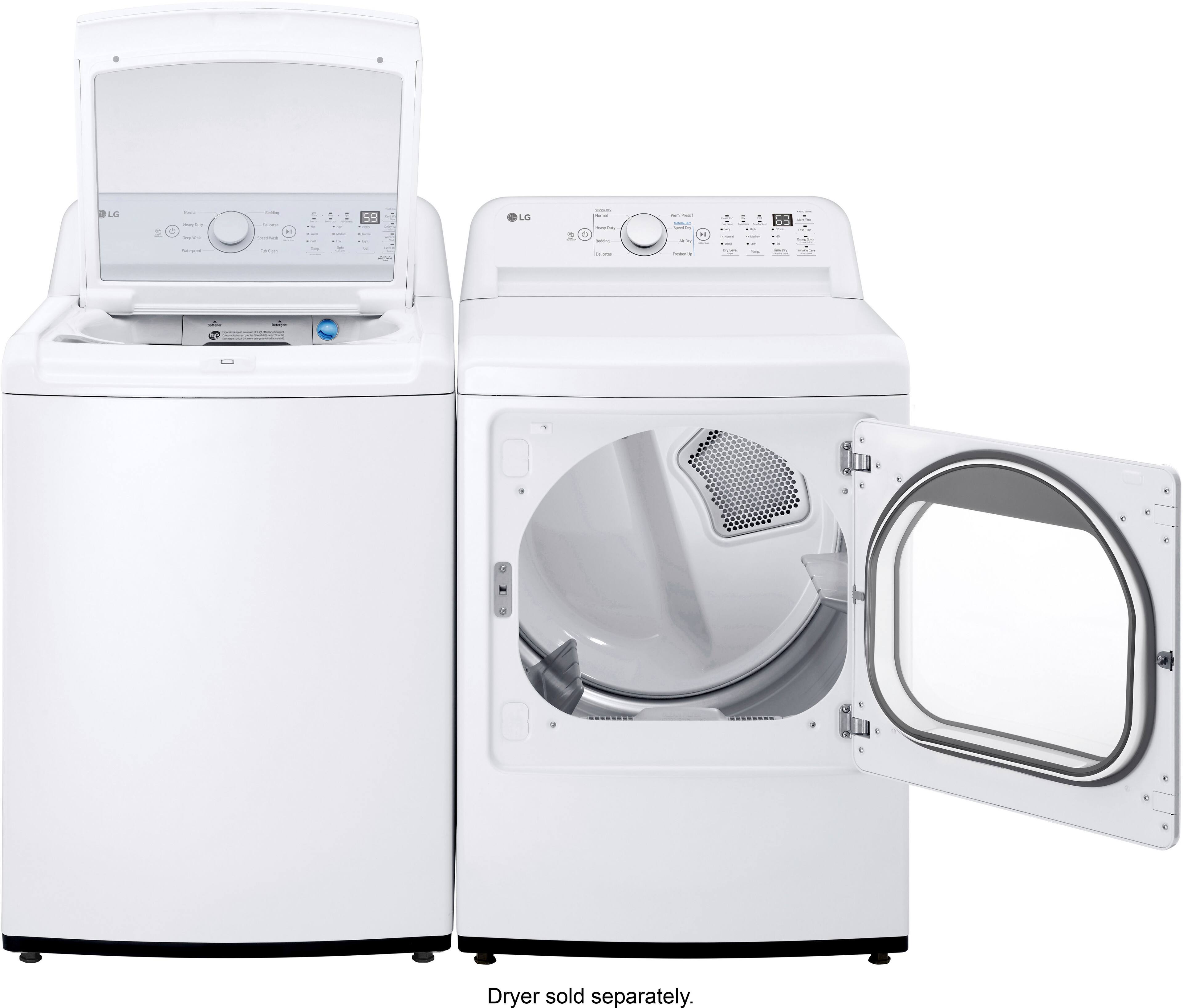 LG - - | | - - - - d 59 n - |  - - : - - - . : - - Dryer sold separately.