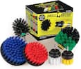 BRUSH DRILL CLEANING DRILL POWERED THE BRUSH STIFFNESS & COLOR CHART DRILLBRUSH SCRUBBING! NO MORE HAND SCRABBING! FITS CORDLESS DRILL POWER SCRUBBER DRILLS AND IMPACT DRIVERS! THE NYLON SCRUBBING BRUSH FOR YOUR DRILL!!!