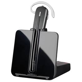 Plantronics - CS540 8J8V4AA#ABB Convertible Wireless DECT Headset - 21g, 7Hr Talk, 350ft Range, Noise-Cancel Mic, Desk Phone, DECT 6.0 - Black