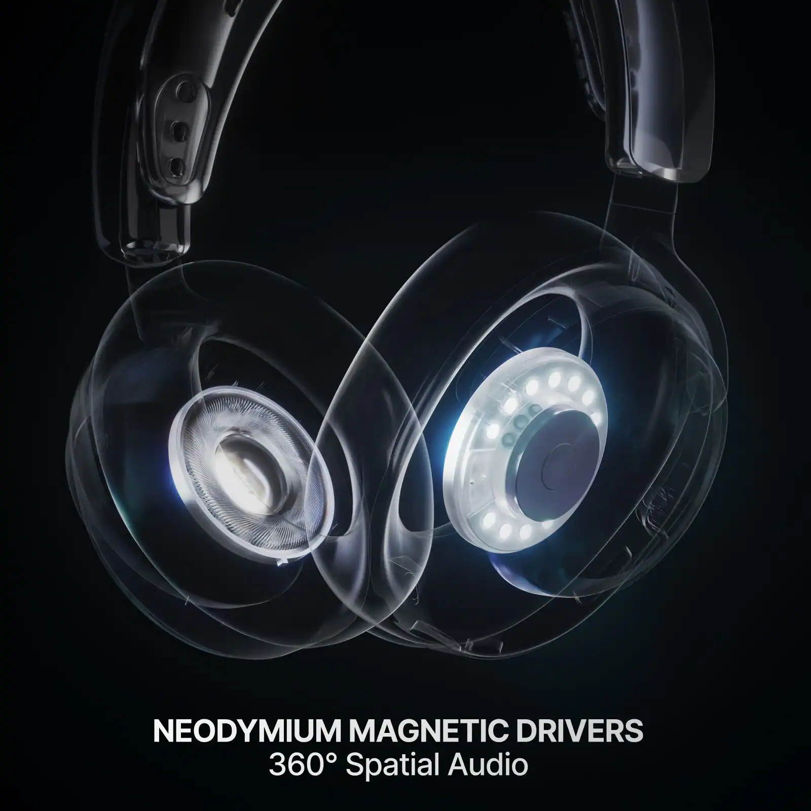 NEODYMIUM MAGNETIC DRIVERS  
360° Spatial Audio