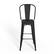 Alt View 11. Simpli Home - Fletcher Metal Bar Stool (set of 2) - Black.