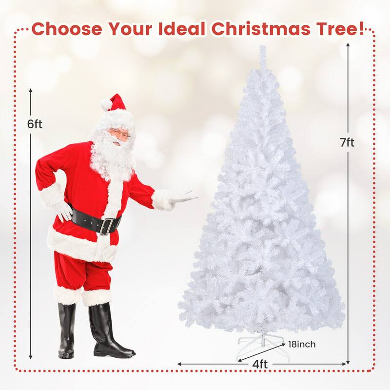 Choose Your Ideal Christmas Tree!  
6ft  
7ft  
18inch  
4ft