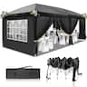 Winado - 10x20ft Pop Up Canopy Tent, Outdoor Instant Shelter Folding Canopy with 6 Side Walls and Carry Bag for Events