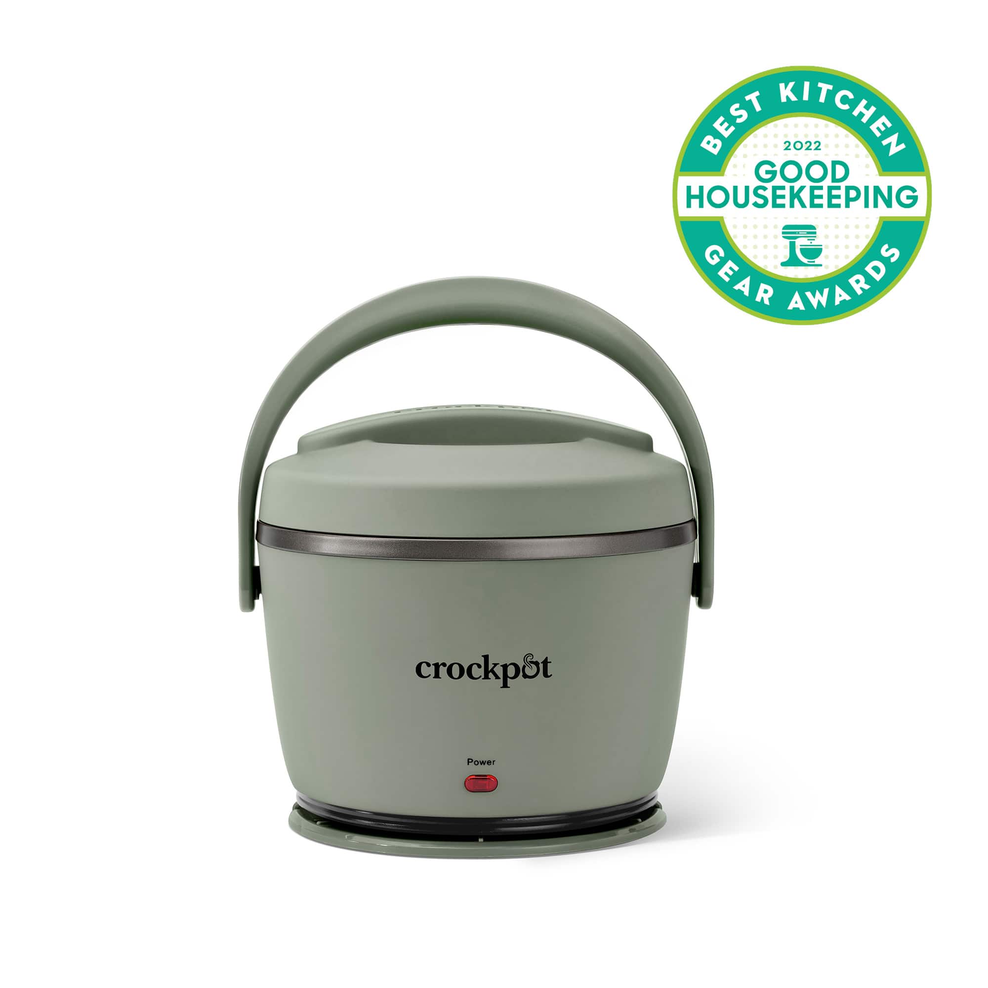 Crockpot - Lunch Crock On-The-Go Personal Food Warmer - Mushroom Green