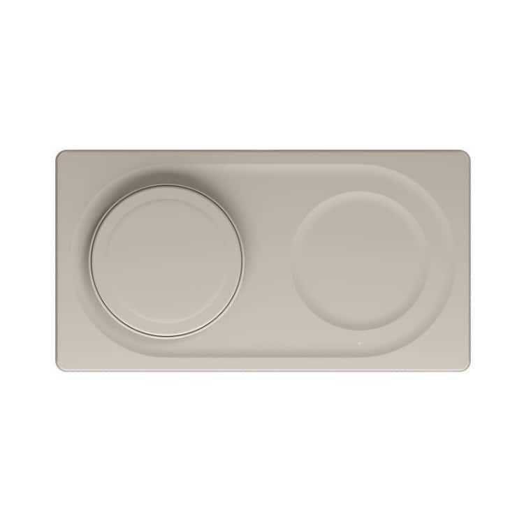 Belkin - BoostCharge Pro 2-in-1 Wireless Charging Pad (15W, Sand)