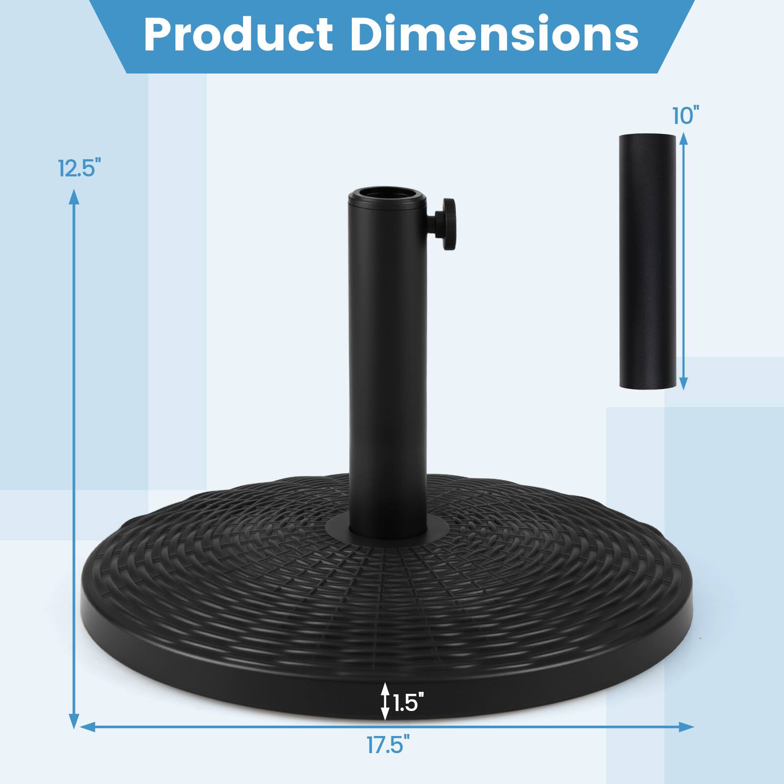 Product Dimensions: 10" x 12.5" x 1.5" x 17.5"
