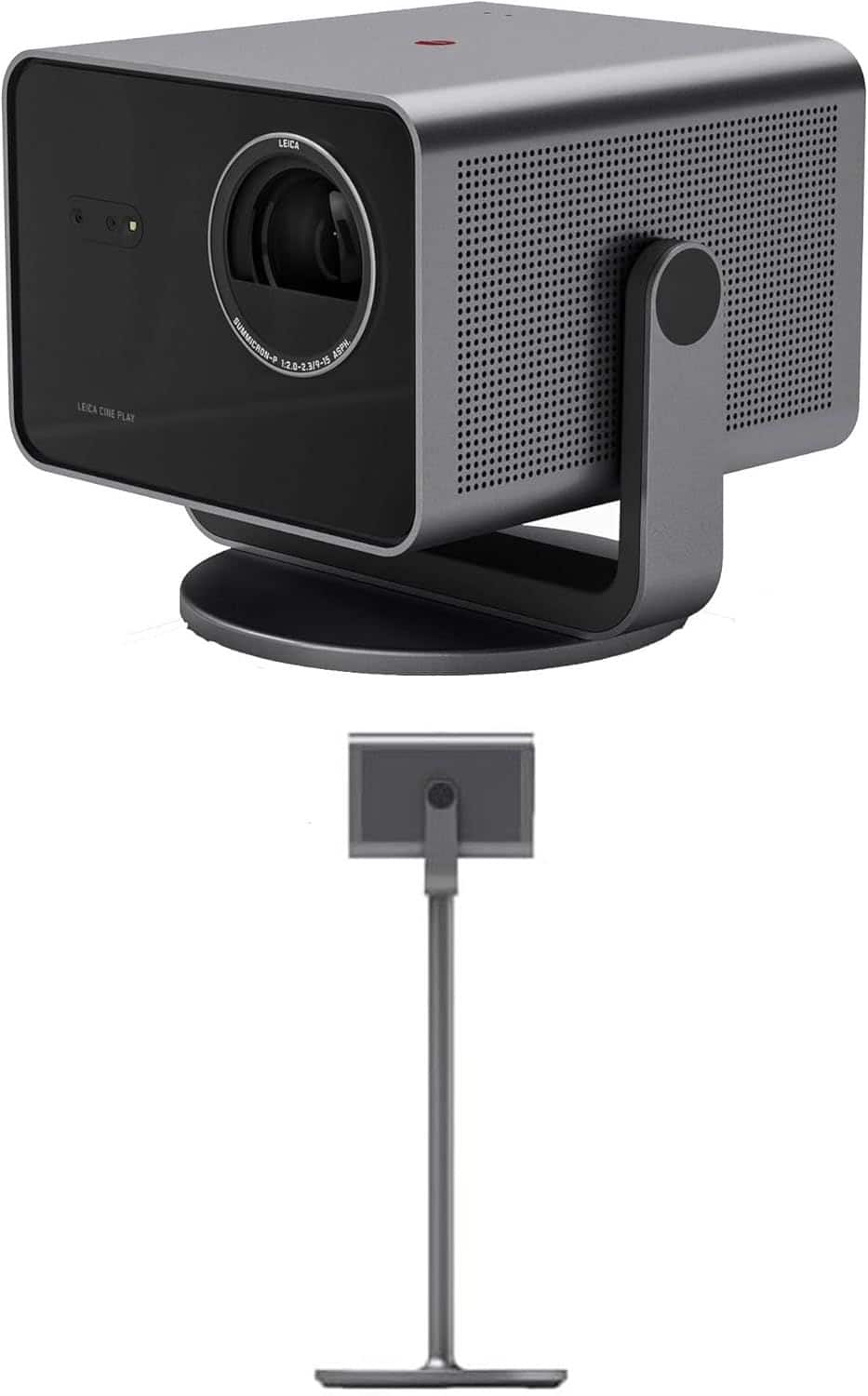 CINE-PLAY-1 Portable 4K UHD Smart Projector with a Leica CINE-PLAY-STAND Projector Stand (2025)