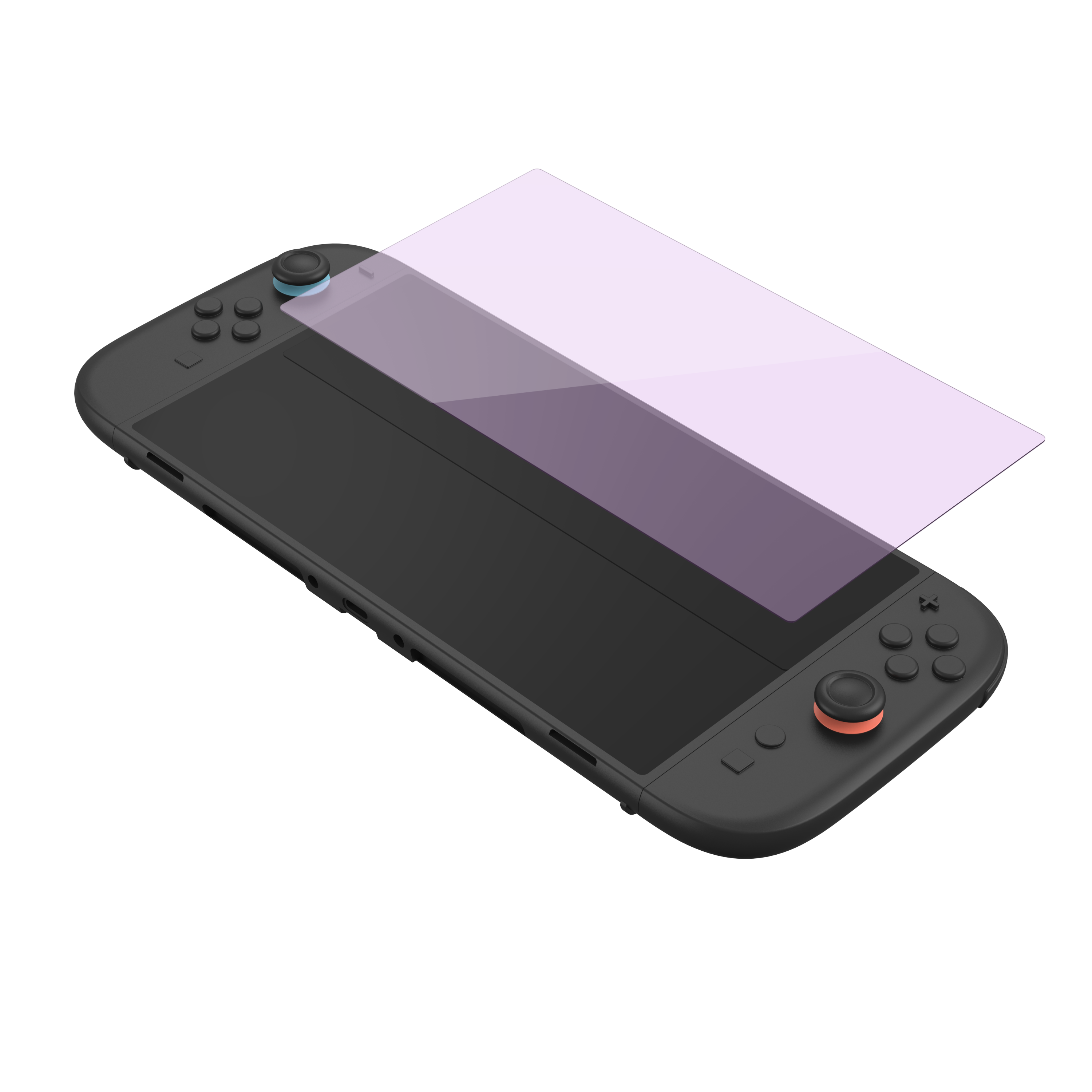 Alt View 1. Biogenik - 2-Pack Blue Light Blocking Tempered Glass for Nintendo Switch 2.