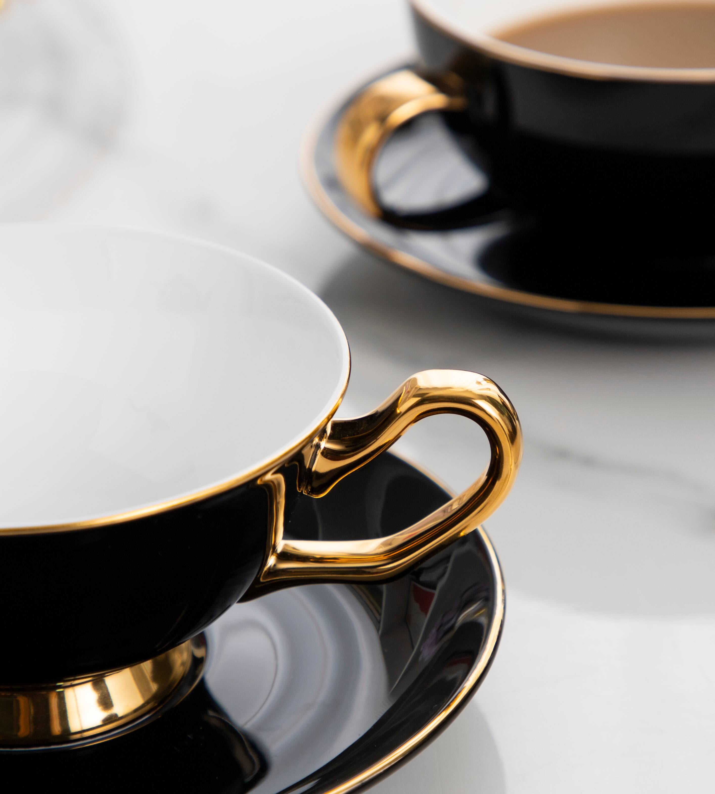 Back. Jiallo - The Enchanted Tea Service Collection - 220 cc tea cup set - Multi Color.