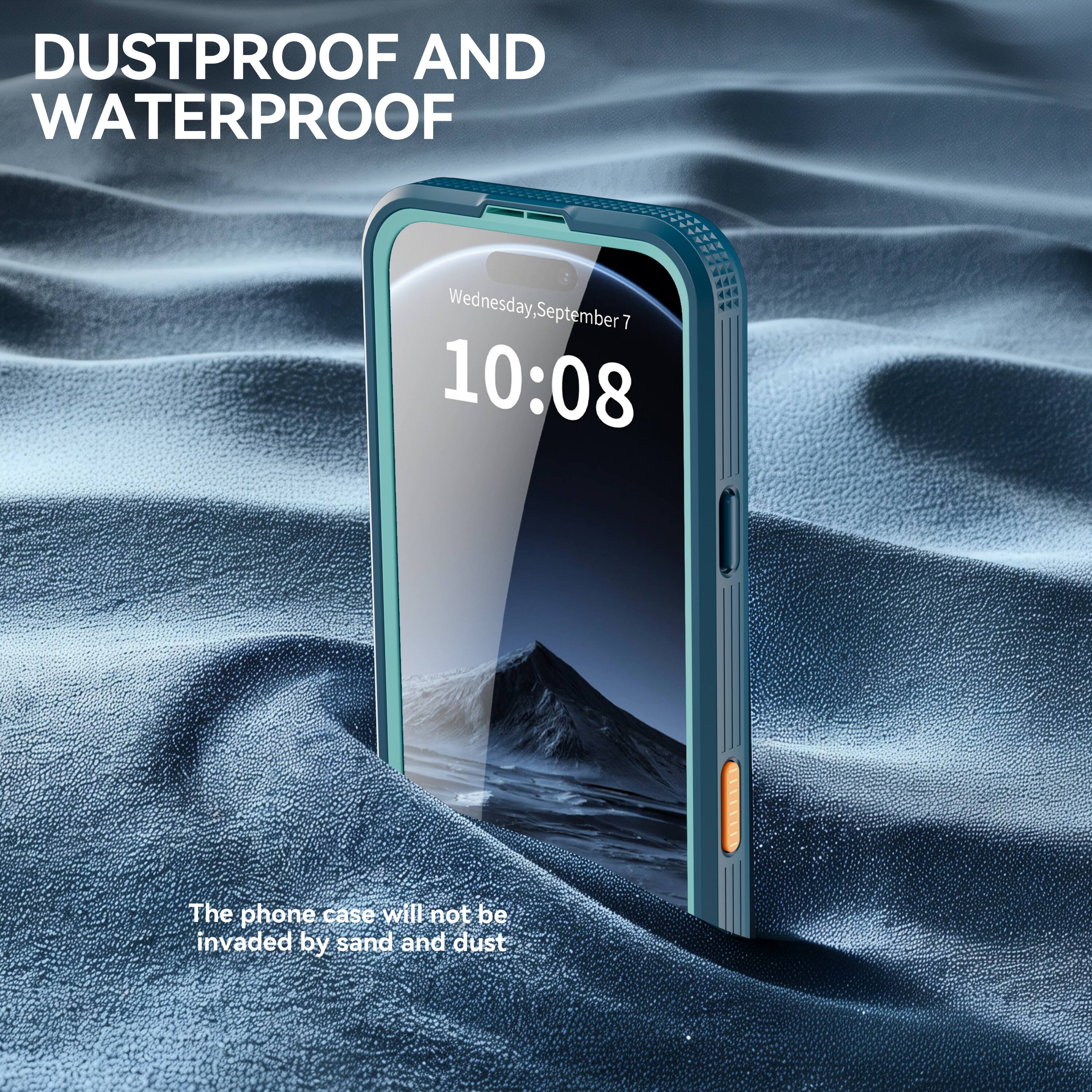 DUSTPROOF AND WATERPROOF

Wednesday, September 7 10:08

The phone case will not be invaded by sand and dust