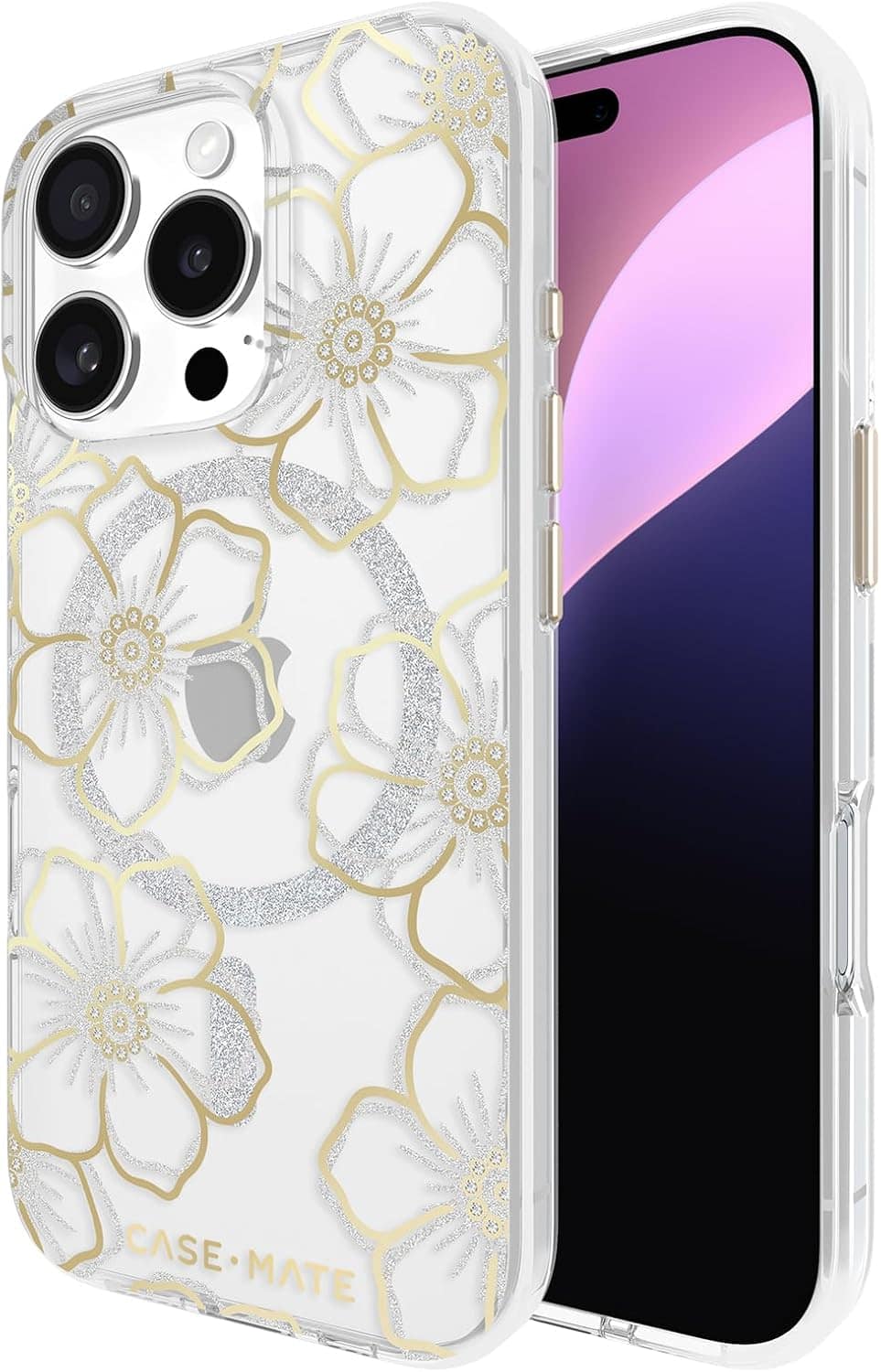 Case Mate Case MagSafe for Apple iPhone 16 Pro Floral Gems