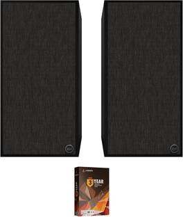 Klipsch - THE-NINES- 240W Powered Speaker Pair with 8 Inch Woofer and a 3 Year Amber Protection Plan (2023) - Black