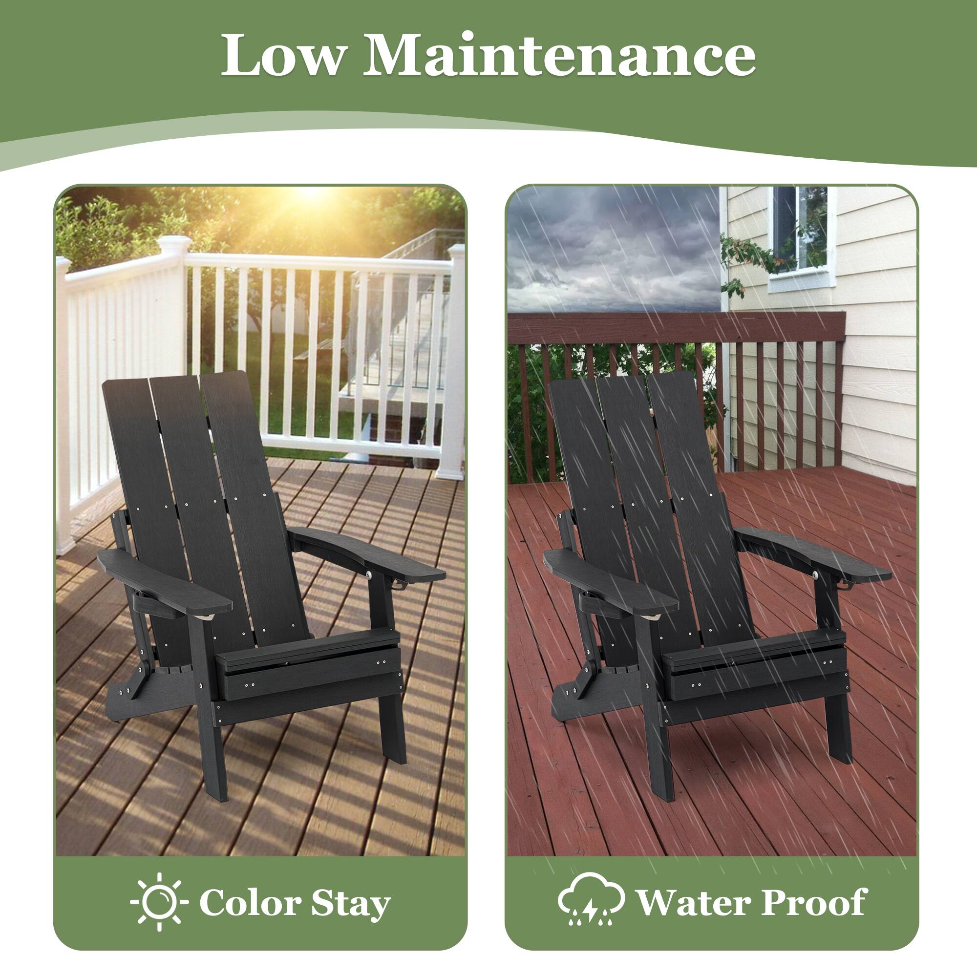 Low Maintenance

Color Stay

Water Proof