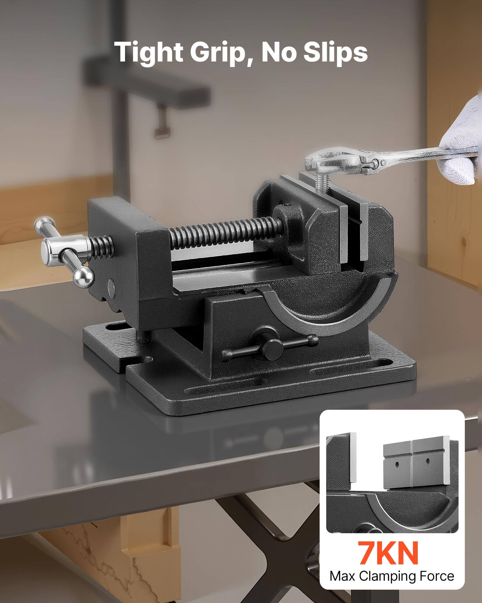 Tight Grip, No Slips

7KN Max Clamping Force