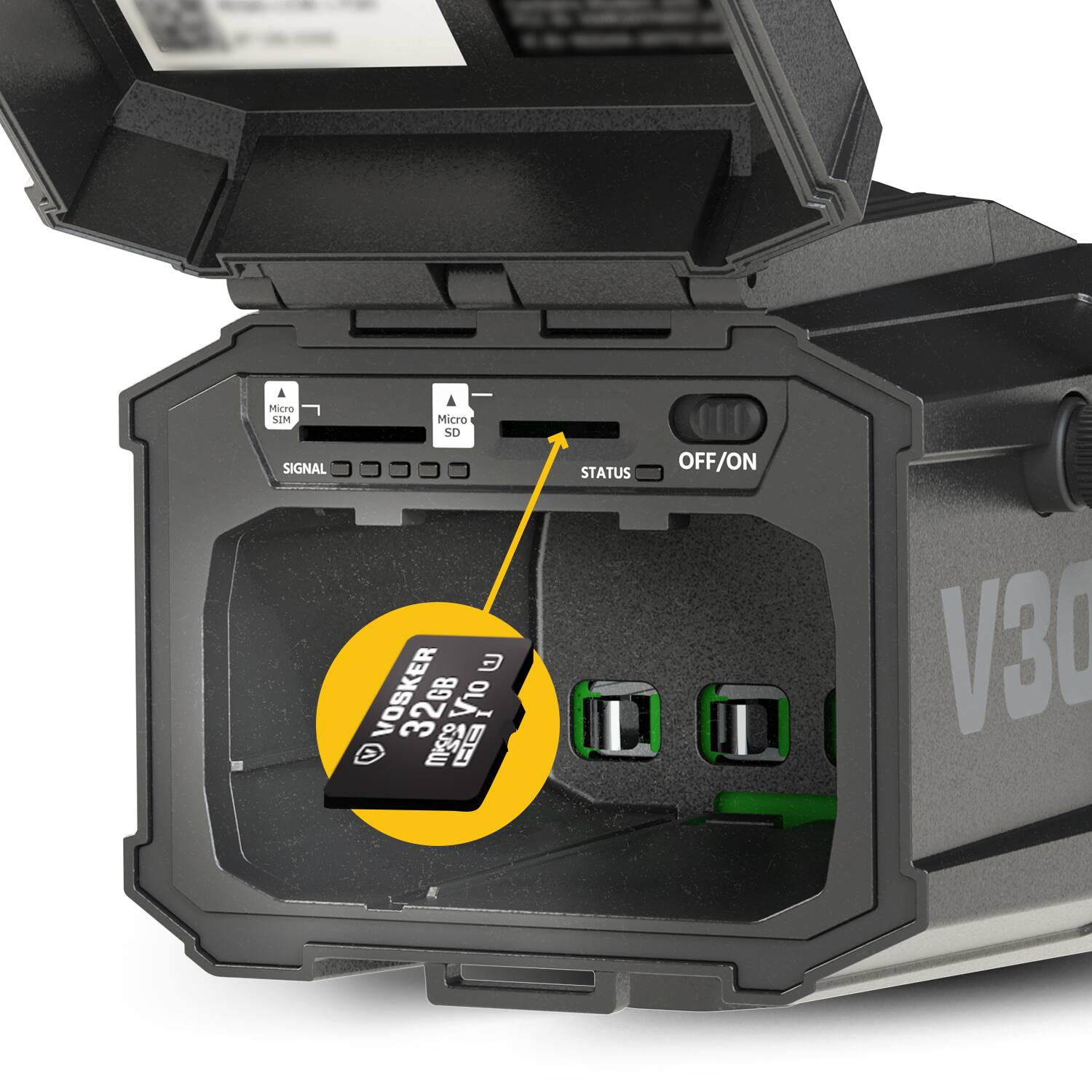 Alt View 16. Vosker - V300 Ultimate Outdoor Wireless 1080p Security System with External Solar Panel - Black.