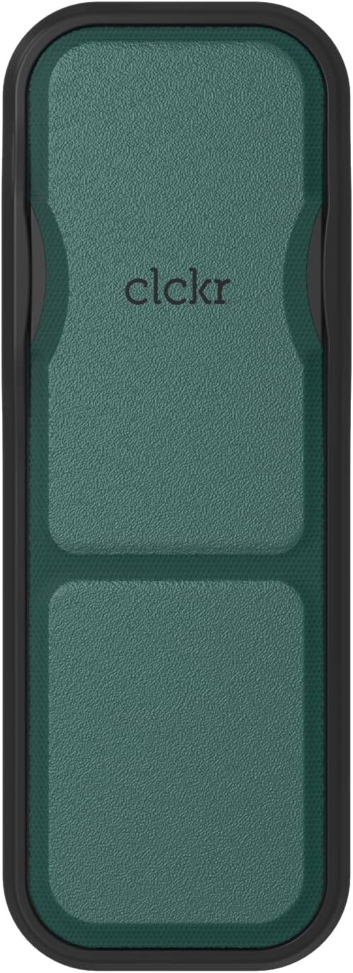 Left. CLCKR - Clckr Grip & Stand Phone Grip | Color: Green - Mint Green.