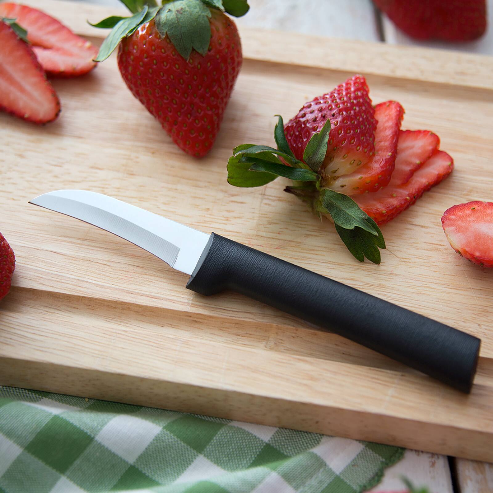 Alt View 1. Rada - Cutlery 2.38-Inch Granny Paring Knife, Black Handle - Black.