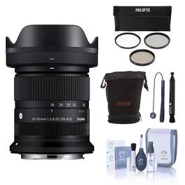 Bundle - Sigma - 18-50mm f/2.8 DC DN Contemporary Lens for Canon RF, w/Included Value
