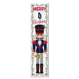 Jardine - Duquesne Dukes 11" x 46" Nutcracker Holiday Leaner Sign - White