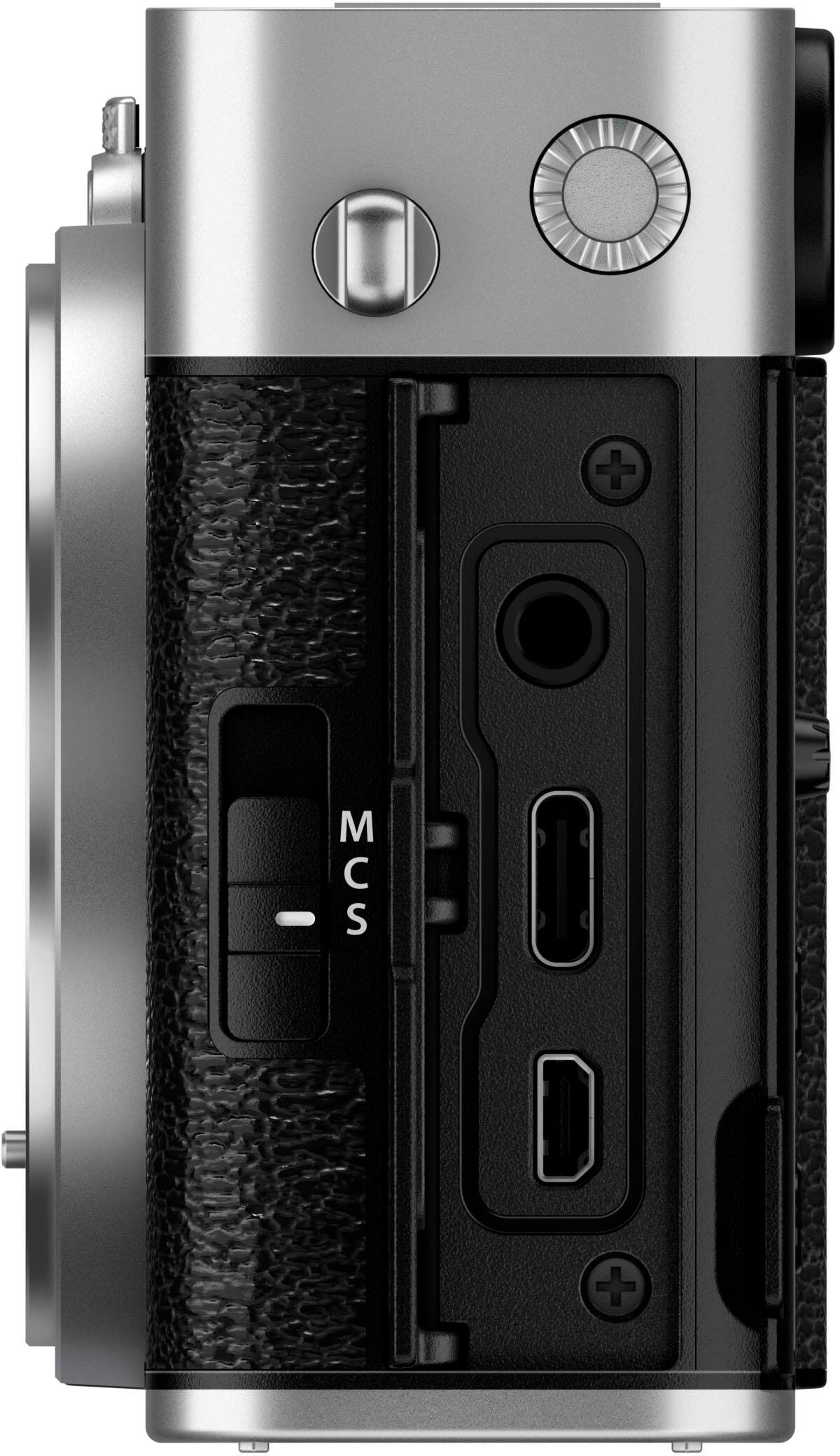 Alt View 2. Fujifilm - X-E5 Mirrorless Camera Body - Silver.