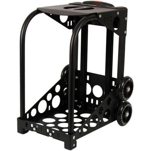 Angle. Zuca - Zuca Sport Frame for Sport Insert Bags (Black with Plain Wheels) - Black.