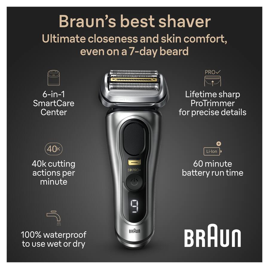 脱毛・除毛 Braun series 9 Pro+ Braun Series 9 PRO+ Electric Shaver 脱毛・除毛 Braun series 9 Pro+ Braun Series 9 PRO+ Electric Shaver