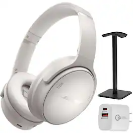 Bundle - Bose - QuietComfort Wireless Noise Cancelling Over-Ear Headphones