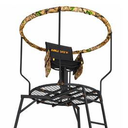 Muddy - 16' Liberty Tripod Stand Hunting Gear with Flex Tek Seat Hunting Chair - Black
