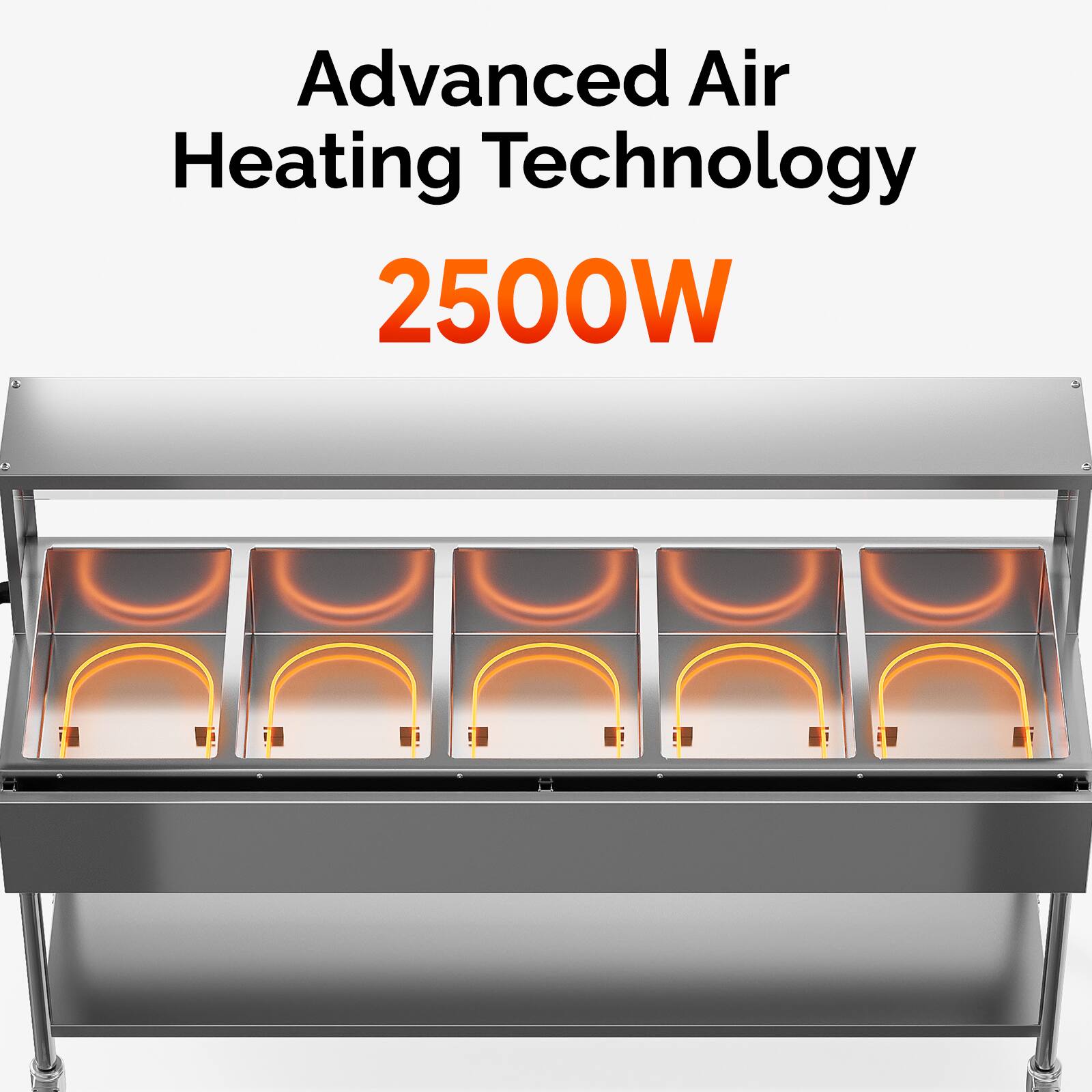 Advanced Air Heating Technology  
2500W