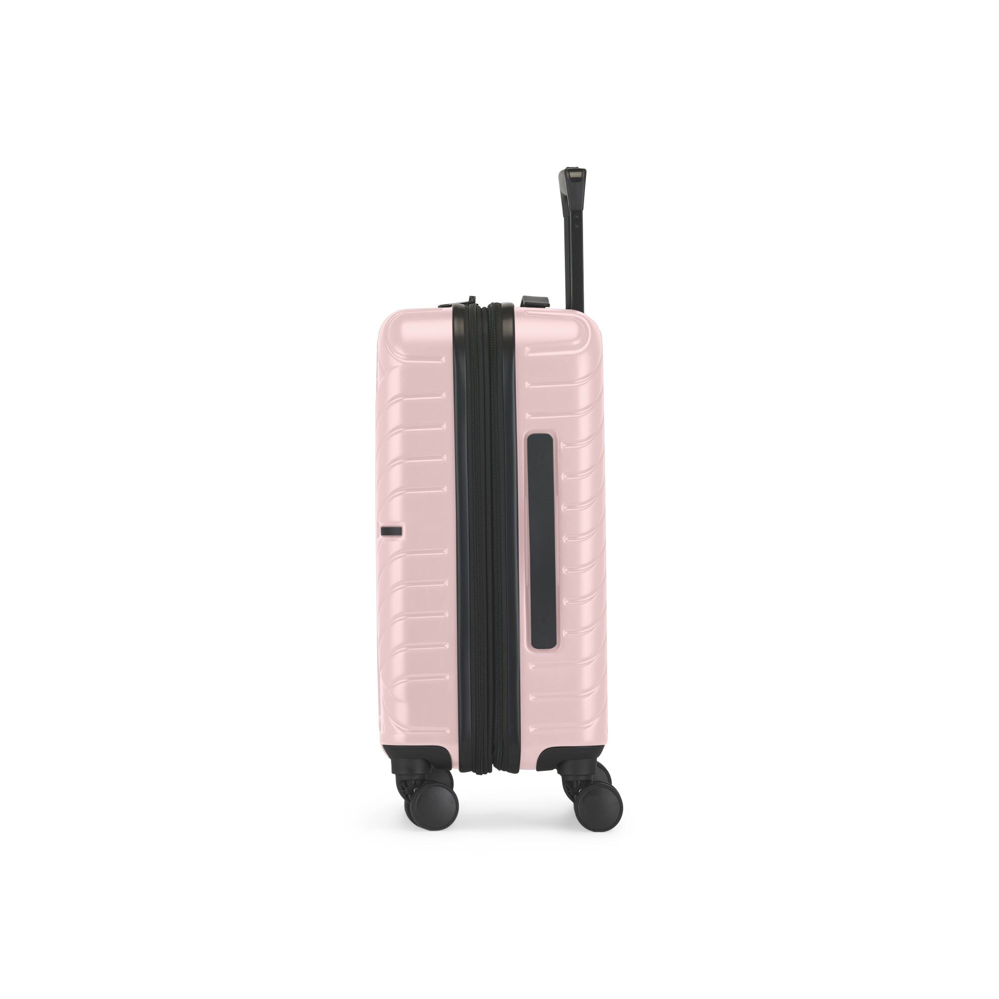 Left. Bugatti - Berlin 3 Piece Hardside Luggage Set with Expansion - Pink.