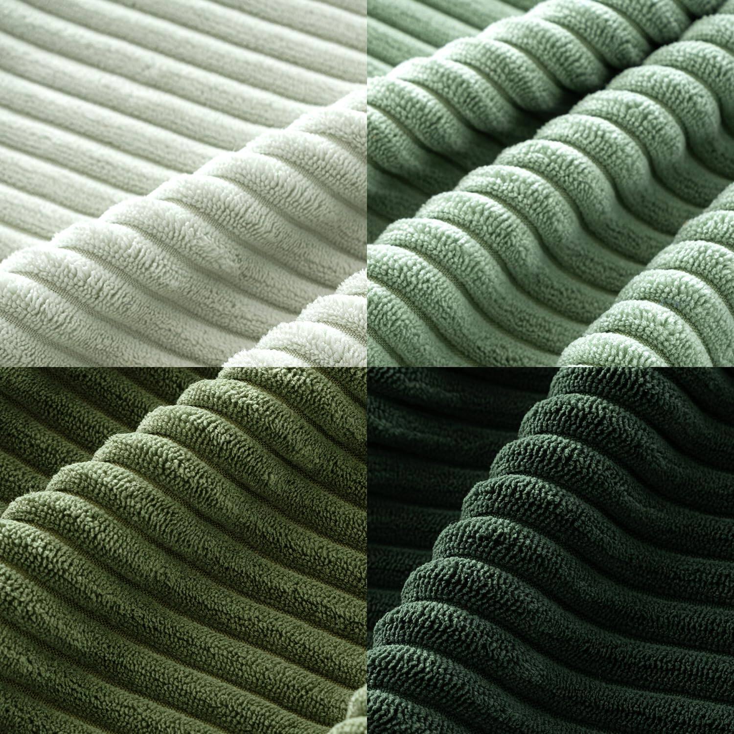 Alt View 4. Skar Audio - Boho Farmhouse Sage Throw Pillow Covers Inch Set Of 4 Mordern Nordic Cushion Soft Corduroy Christmas Home D... - Orange Teal 24" x 24" (Pack of 4).