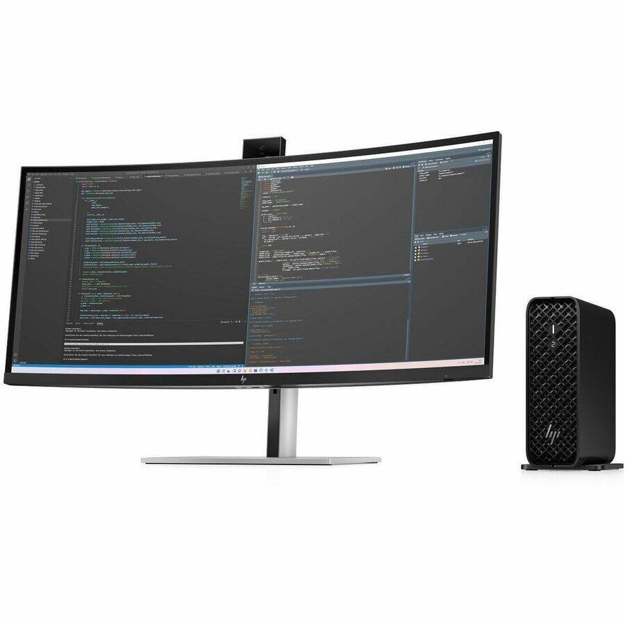 Alt View 2. HP - HP Z2 Mini G1i Workstation - Intel Core Ultra 7 265 - 32 GB - 1 TB SSD - Mini PC - Black - Intel W880 Chip - Windows 11 - Black.