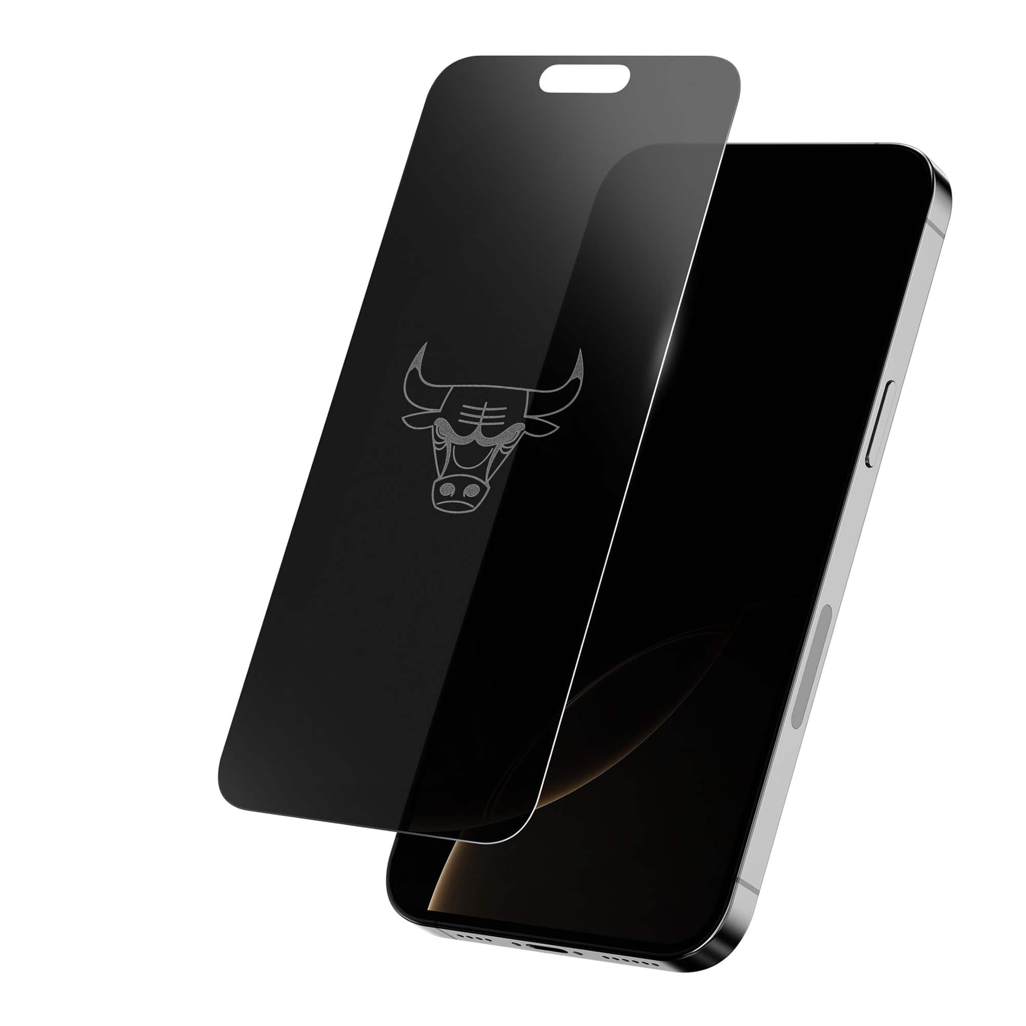Photos - Screen Protect Bulls Screen Skinz - Chicago  iPhone Privacy Screen Protector - 16 Pro Max - Multicolor 203563346 