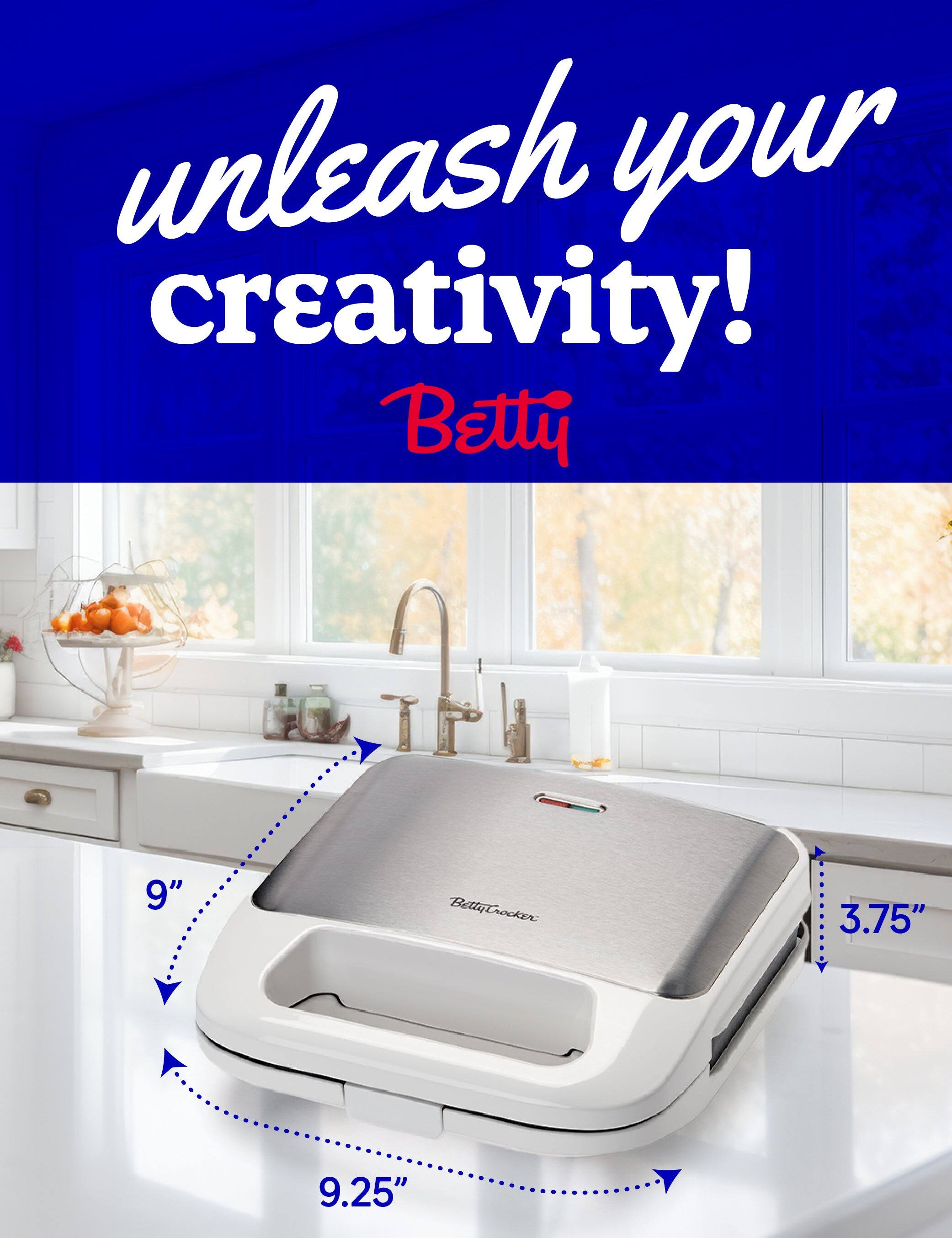 Unleash your creativity!  
Betti  

9"  
3.75"  
9.25"