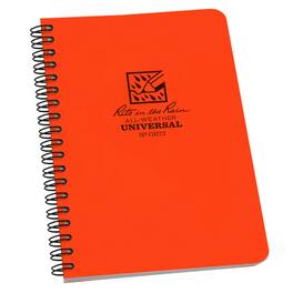 Rite in the Rain - 4-5/8 in. W X 7 in. L Spiral Orange All-Weather Notebook